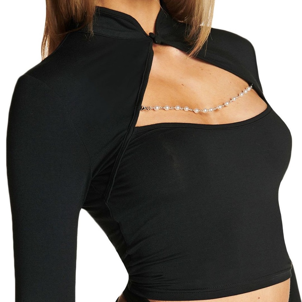I AM GIA Inez top with detachable charm